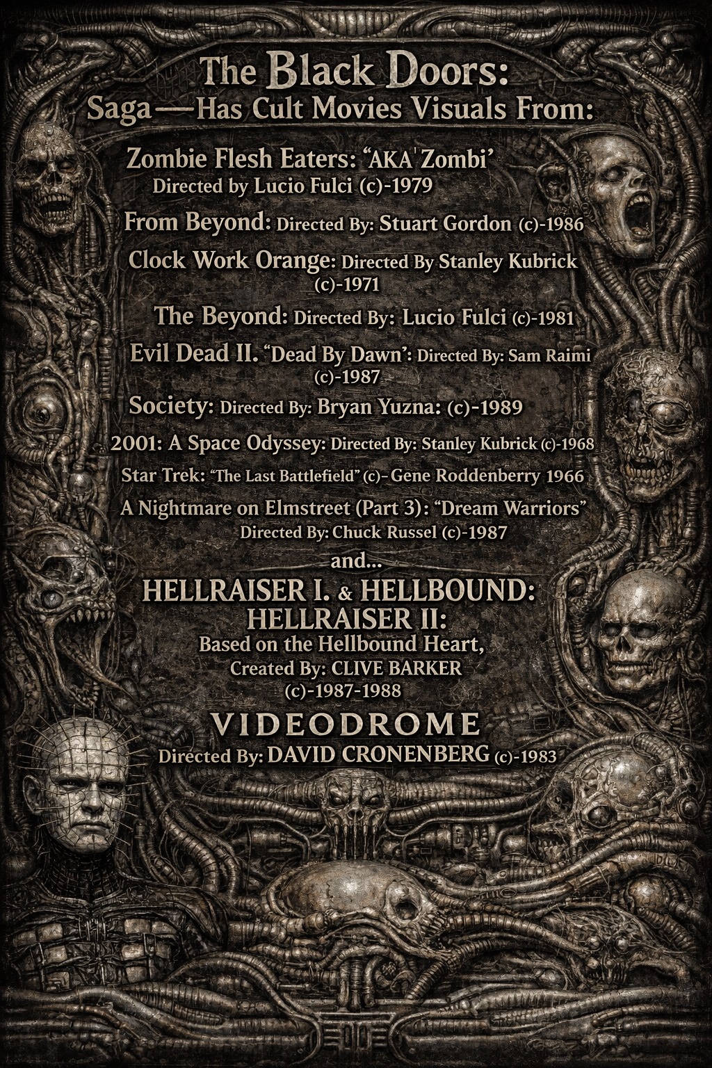 CULT MOVIES — COPYRIGHTS