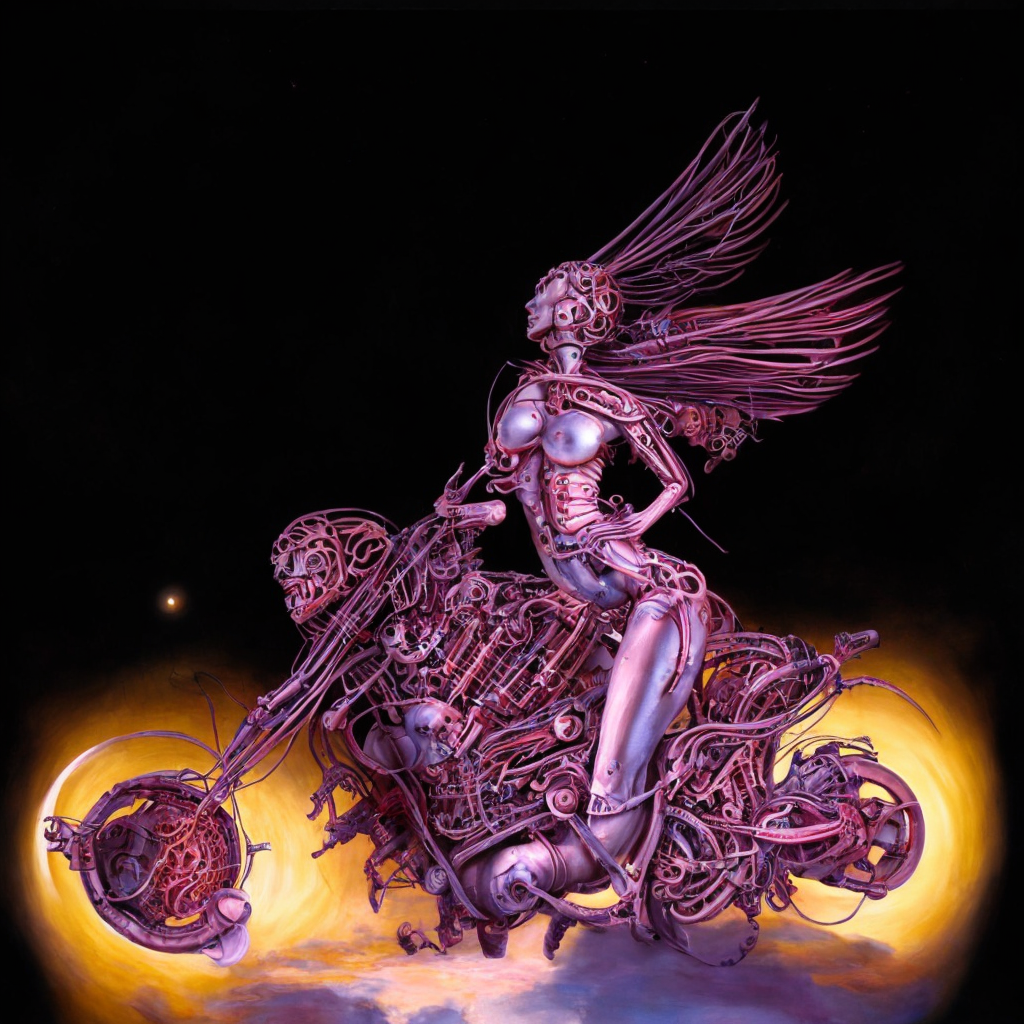 Venus The Milo On Biomechanical Motorcycle People Are Strange Riders On The Storm Sf Intricate 712772056